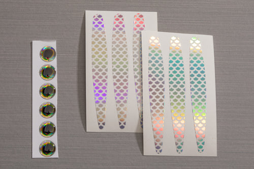 Decorative Eyes & Scale Decal Set